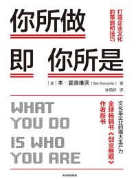 你所做即你所是：打造企业文化的策略和技巧pdf,epub,mobi,azw3,txt